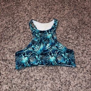 PINK high neck swimsuit top